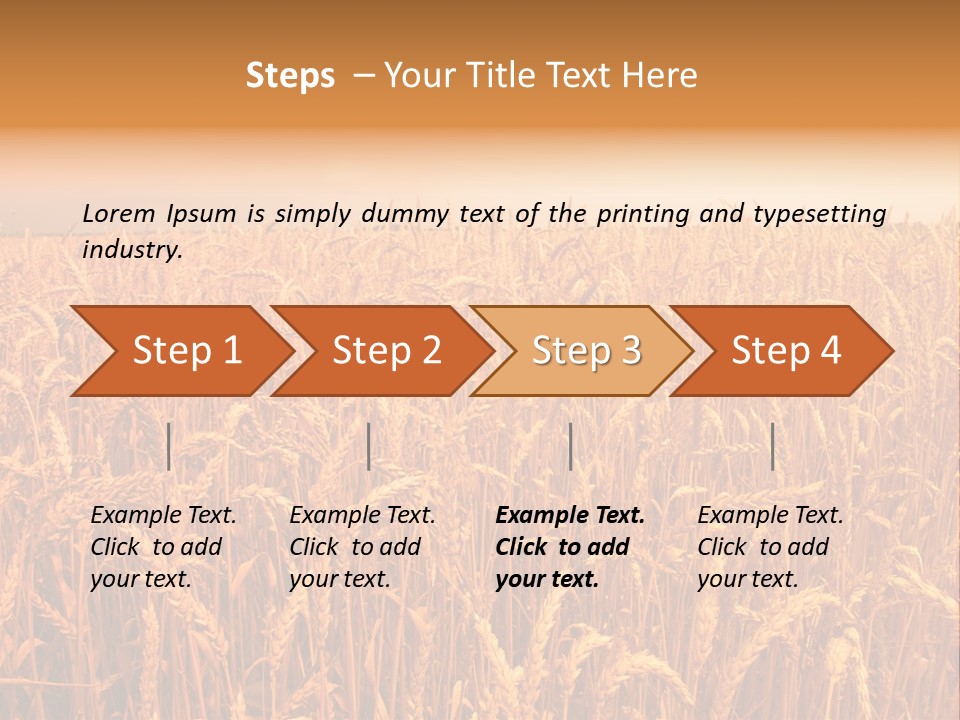 Group Field Farm PowerPoint Template