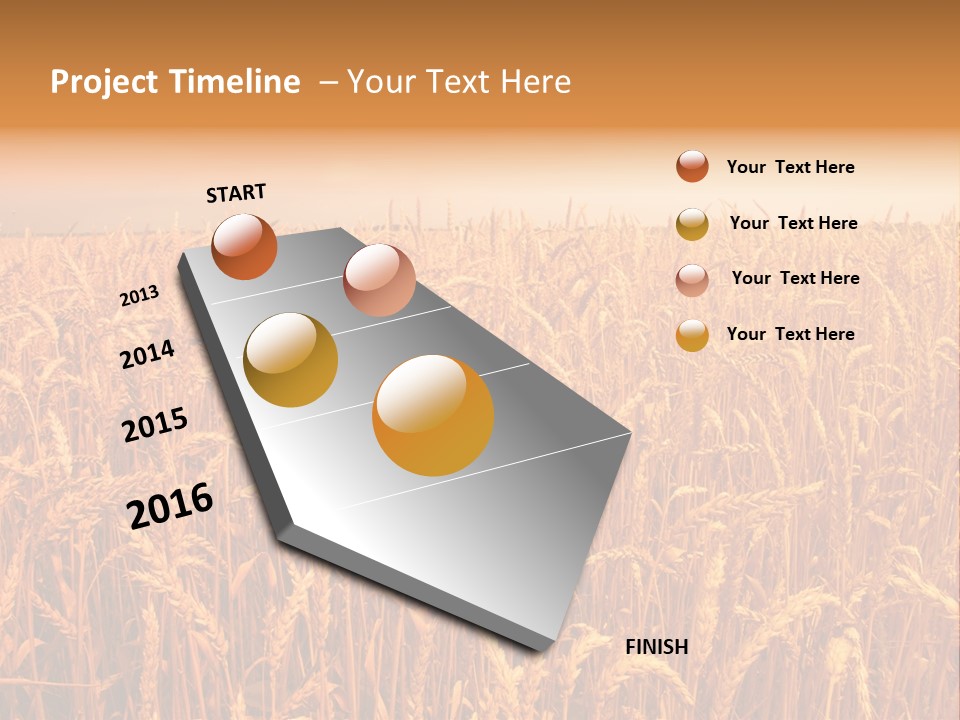 Group Field Farm PowerPoint Template