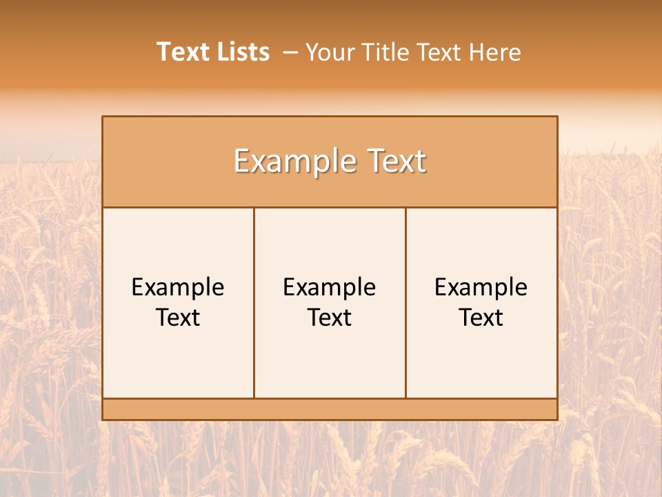 Group Field Farm PowerPoint Template
