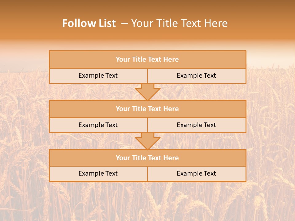 Group Field Farm PowerPoint Template