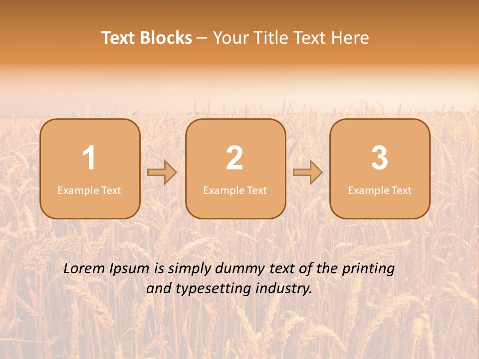 Group Field Farm PowerPoint Template