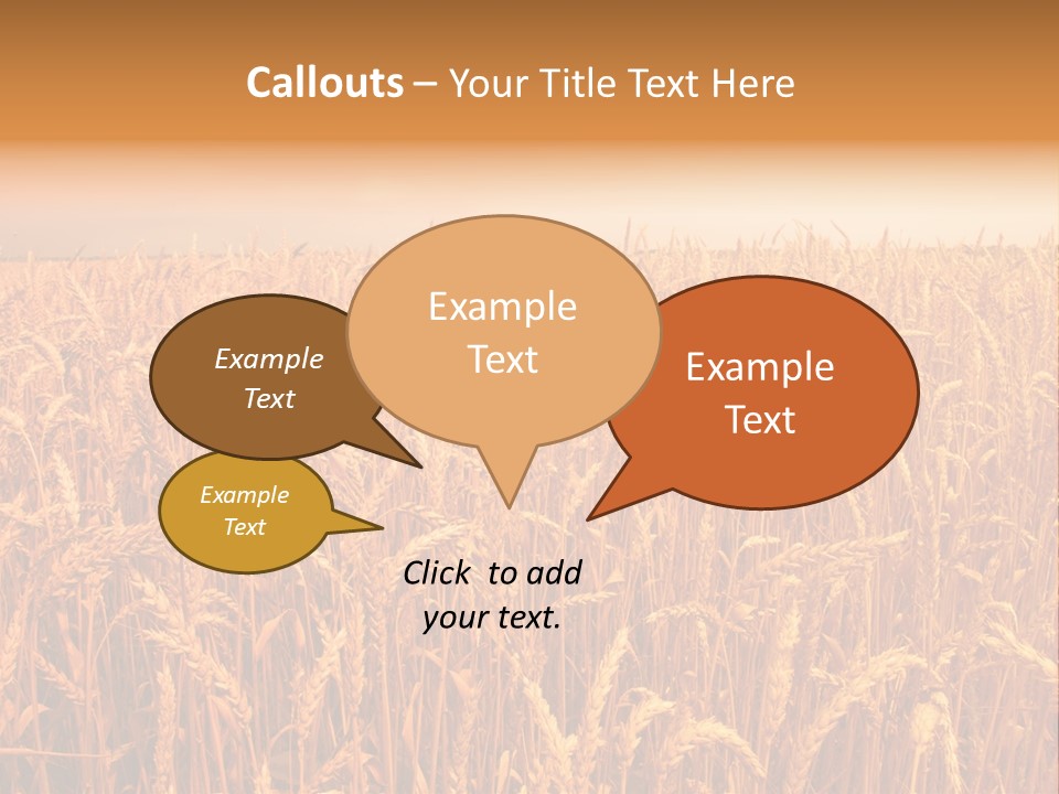 Group Field Farm PowerPoint Template