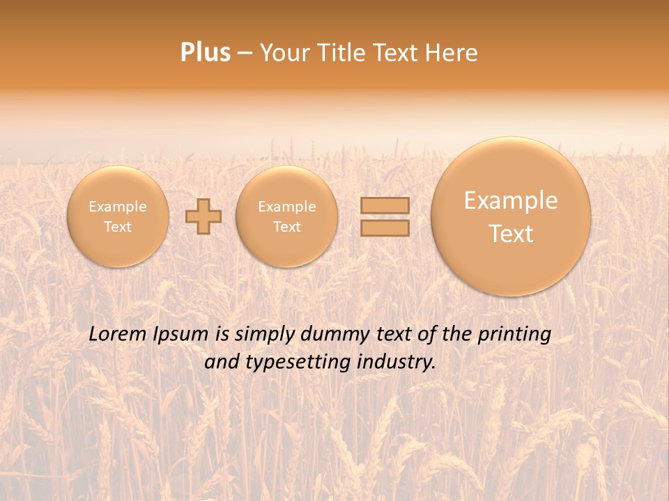 Group Field Farm PowerPoint Template