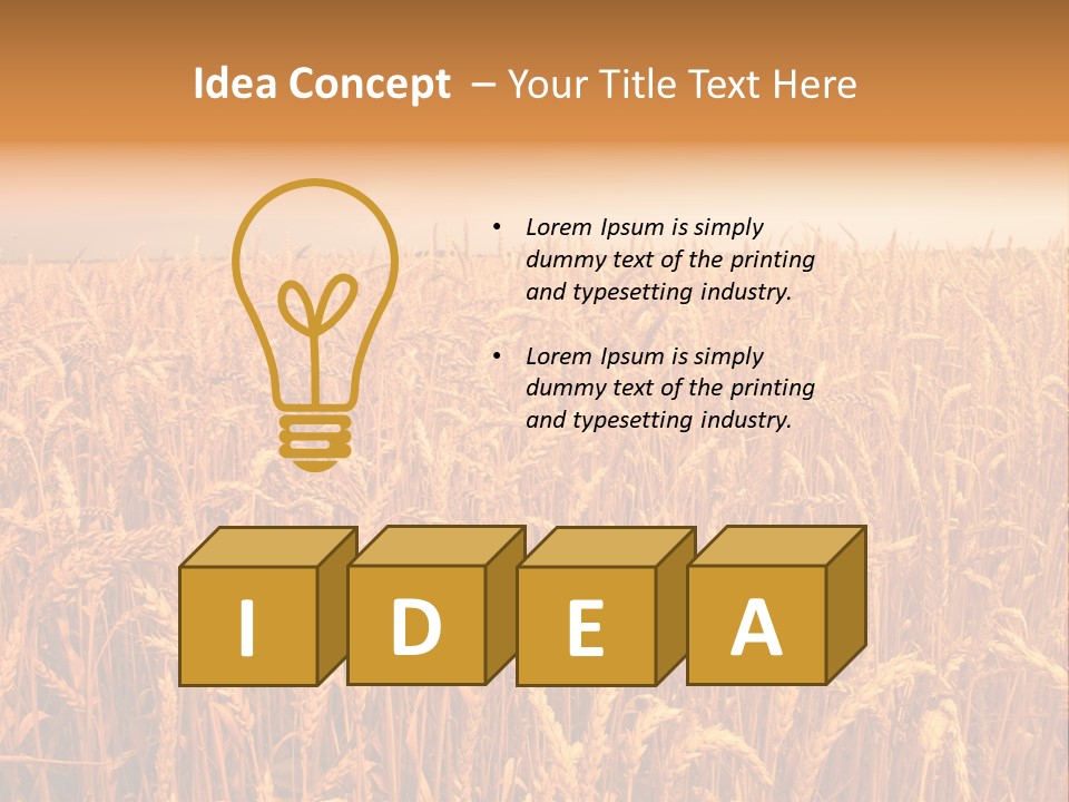 Group Field Farm PowerPoint Template