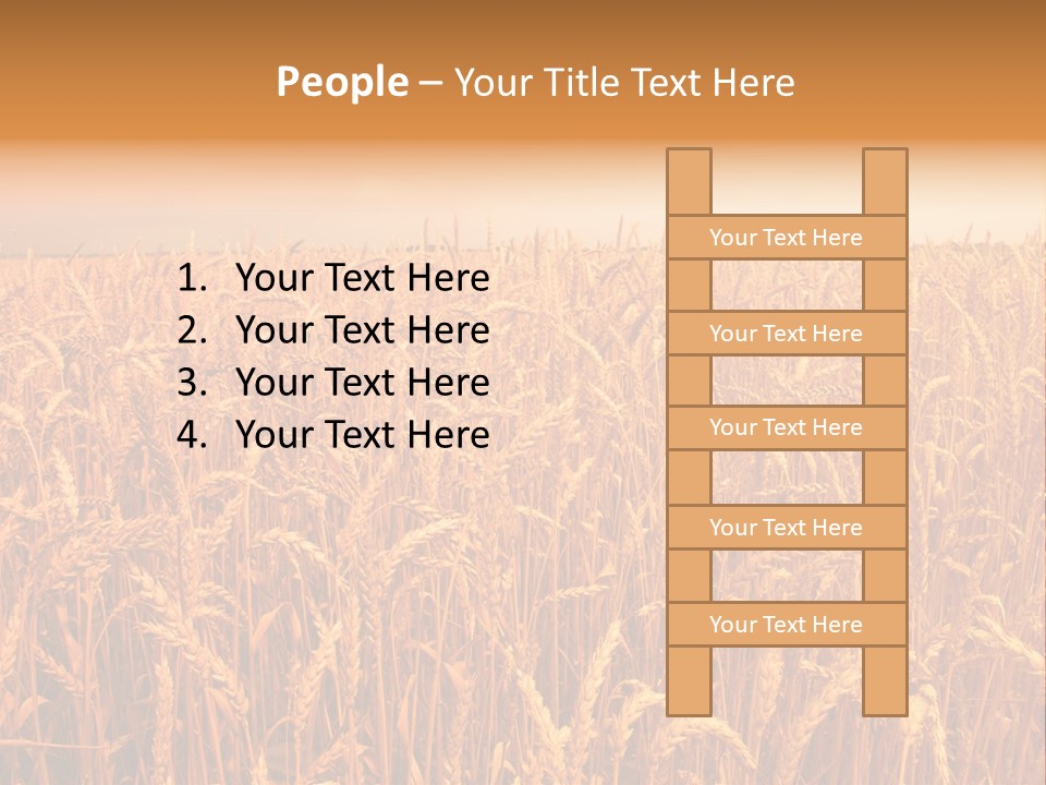 Group Field Farm PowerPoint Template