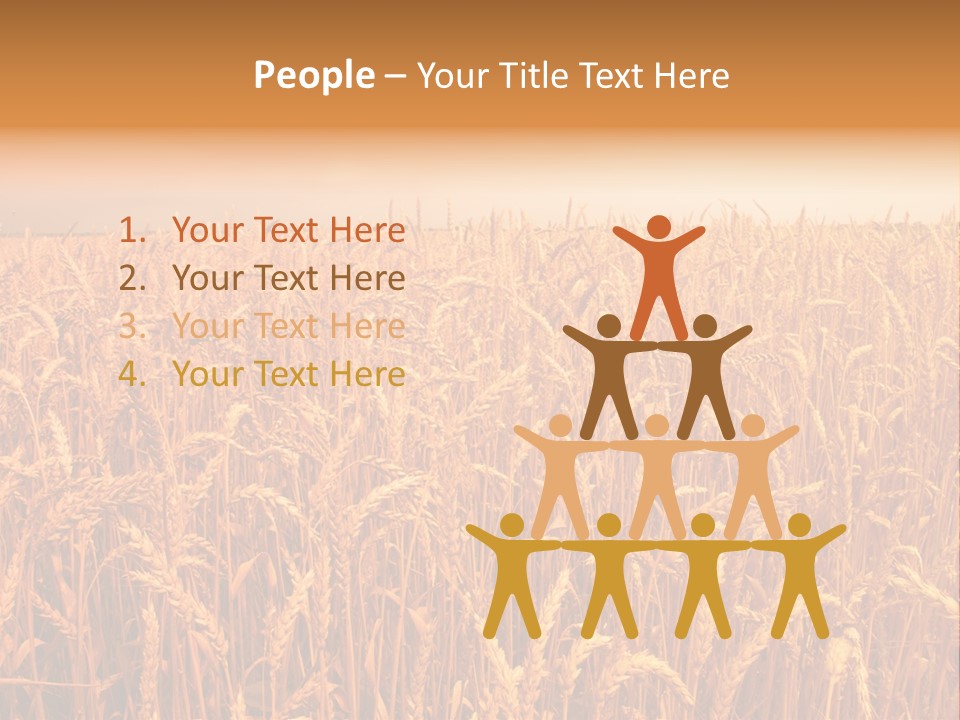 Group Field Farm PowerPoint Template