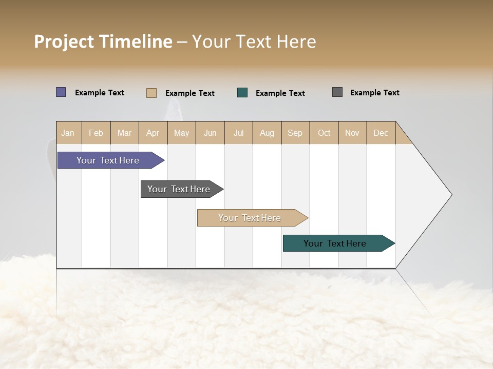 Cute Whiskers Lying PowerPoint Template