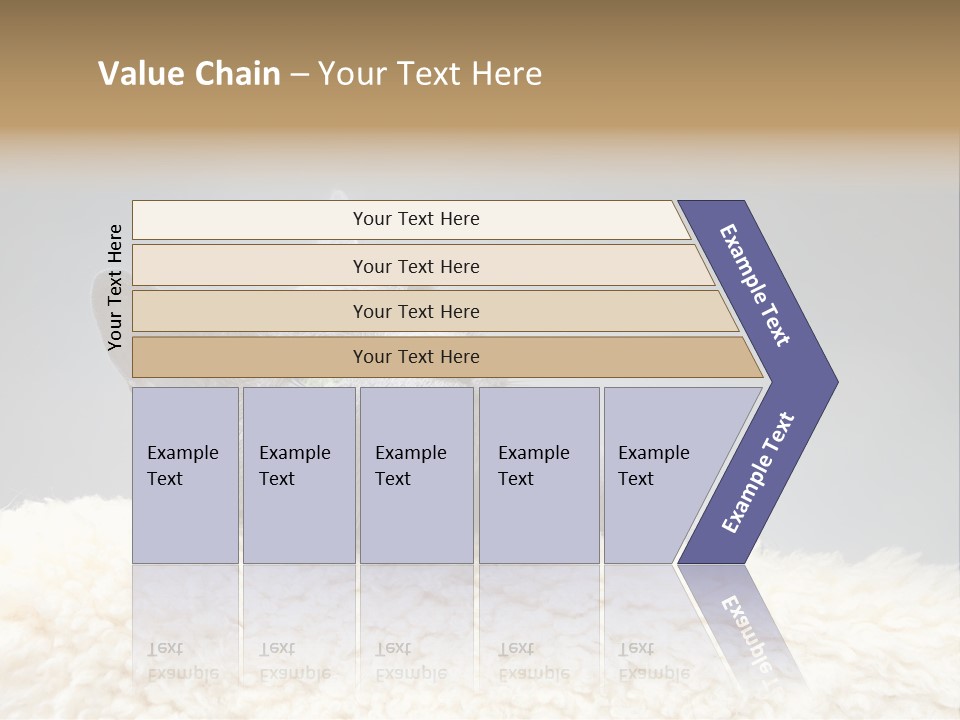 Cute Whiskers Lying PowerPoint Template