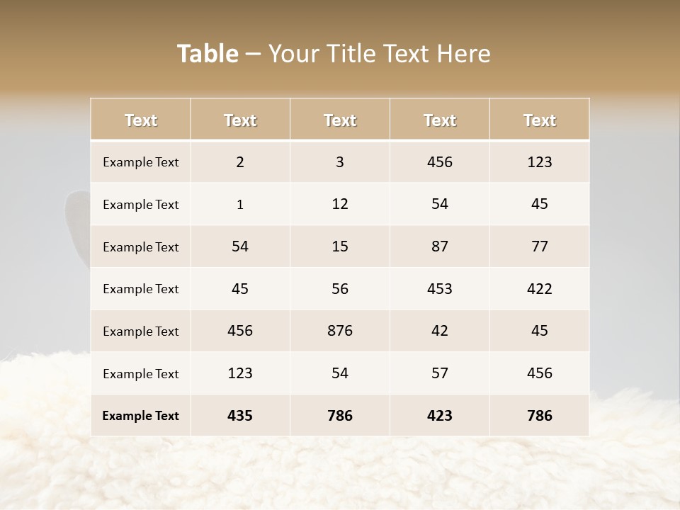 Cute Whiskers Lying PowerPoint Template
