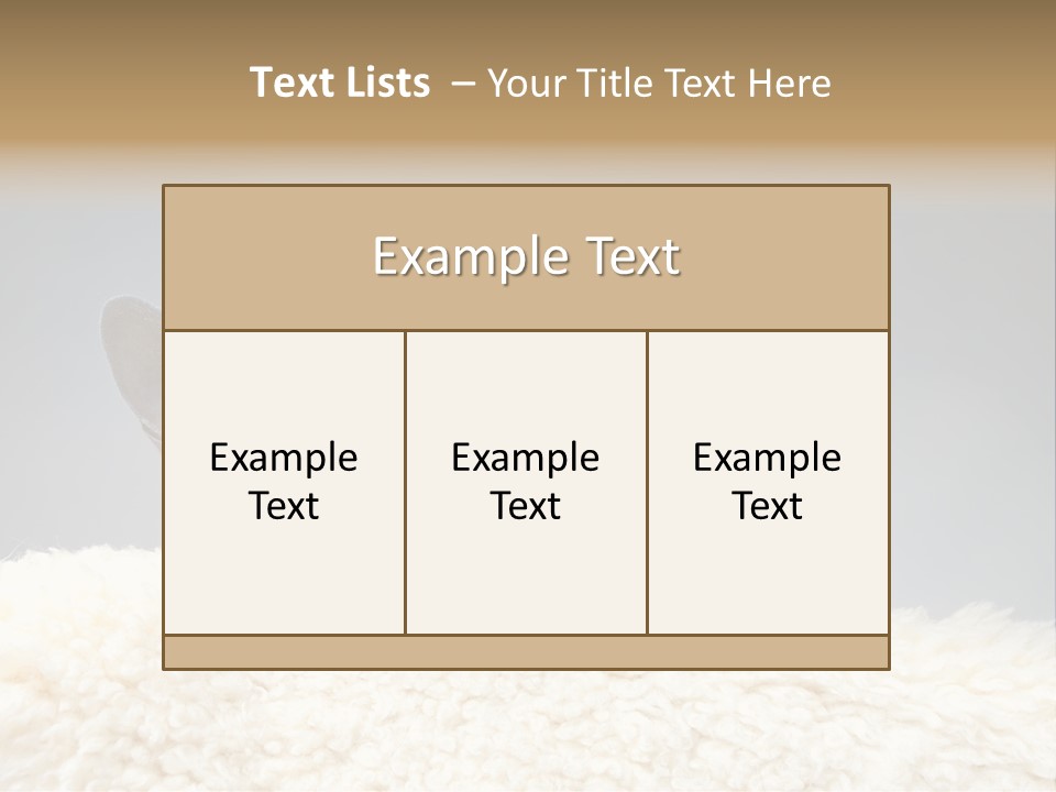 Cute Whiskers Lying PowerPoint Template