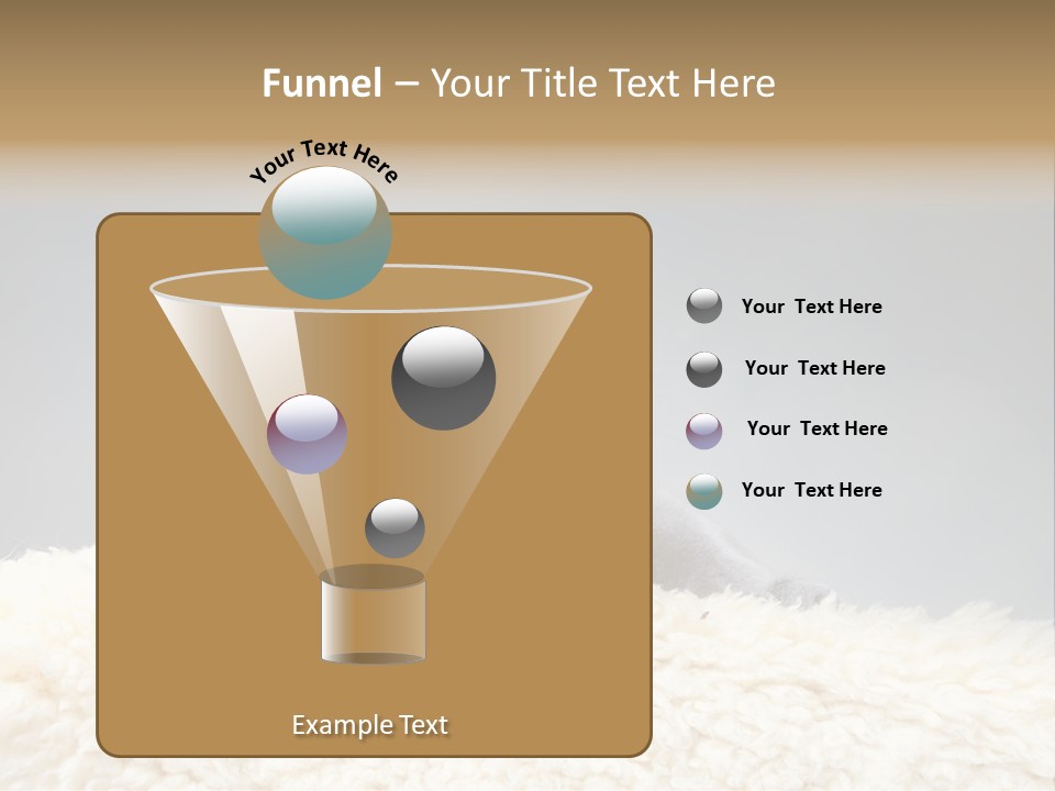 Cute Whiskers Lying PowerPoint Template