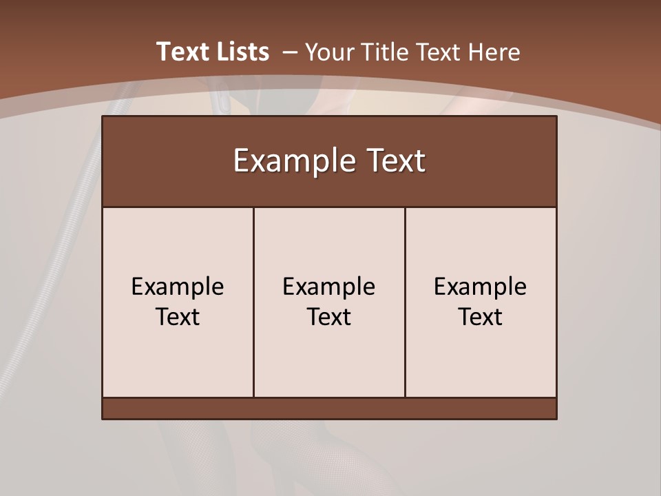 Brown Attractive Beautiful PowerPoint Template