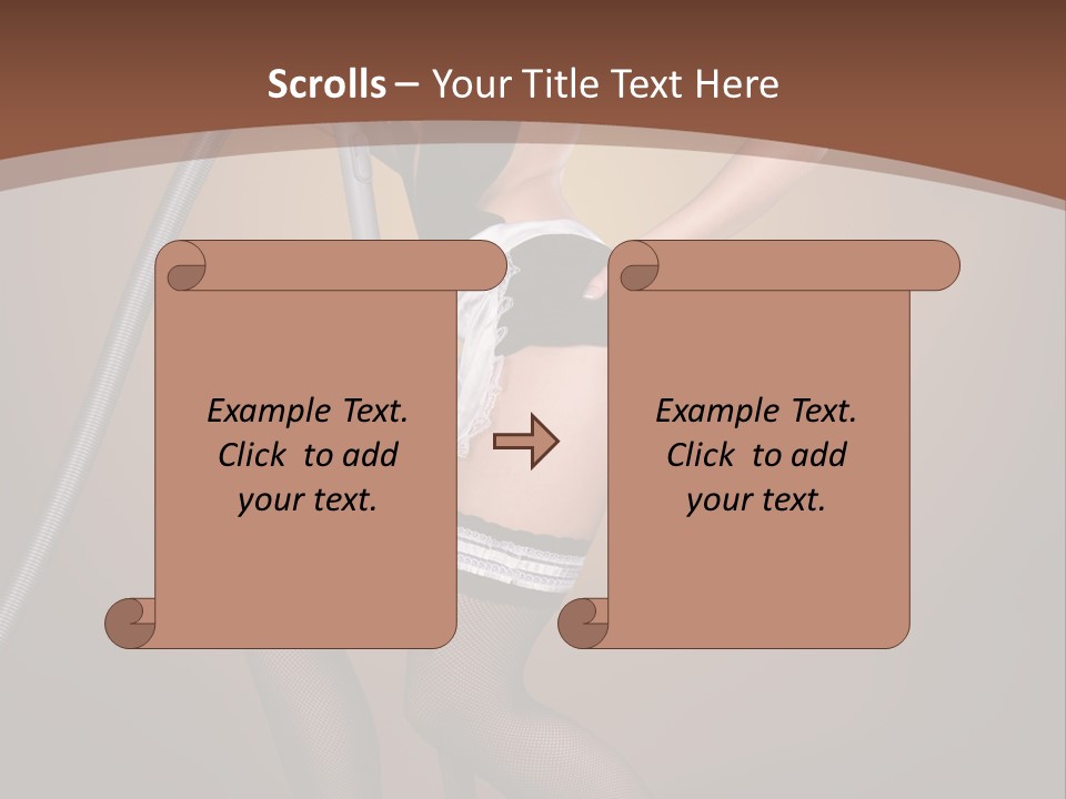 Brown Attractive Beautiful PowerPoint Template