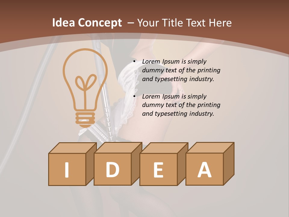 Brown Attractive Beautiful PowerPoint Template