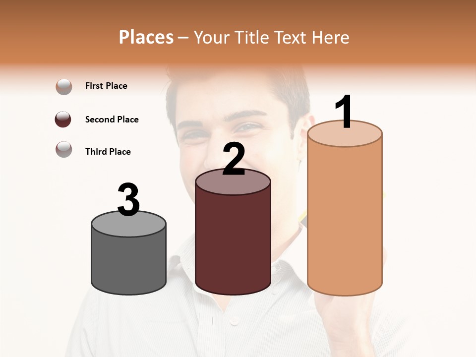 Showing Looking Handsome PowerPoint Template