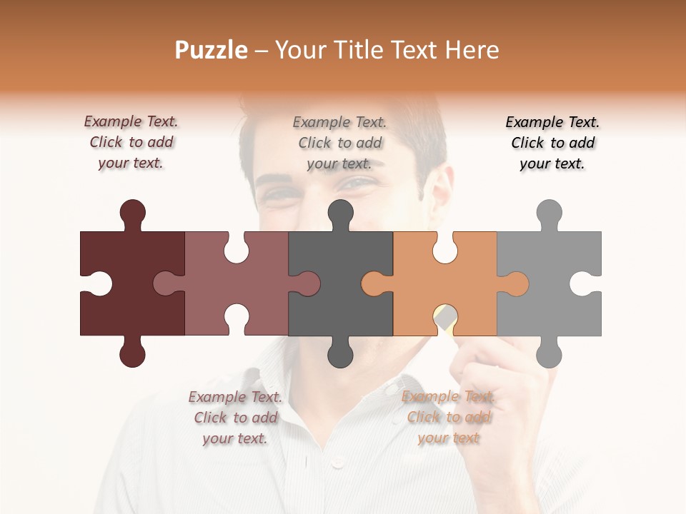Showing Looking Handsome PowerPoint Template