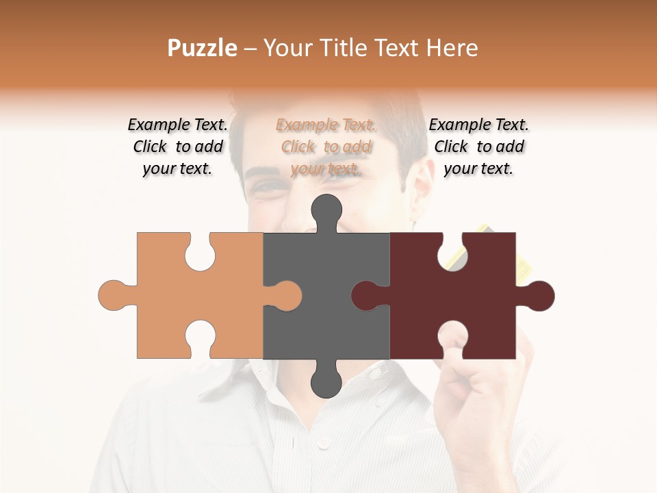 Showing Looking Handsome PowerPoint Template
