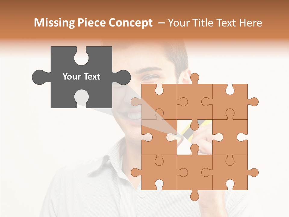 Showing Looking Handsome PowerPoint Template