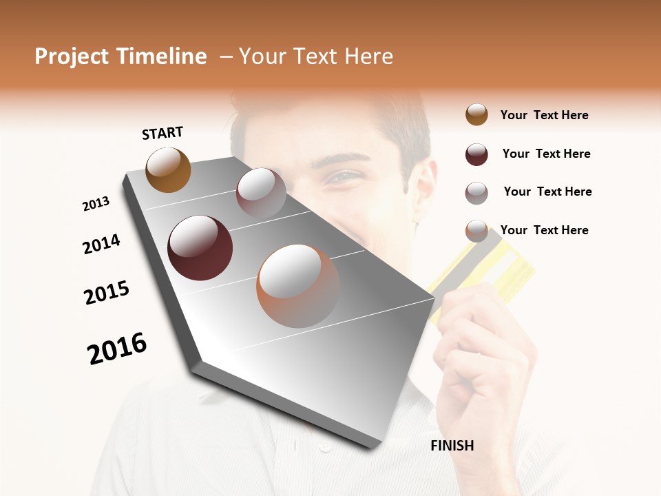 Showing Looking Handsome PowerPoint Template