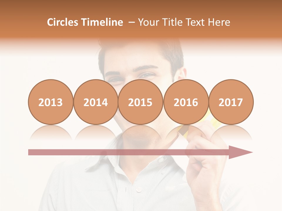 Showing Looking Handsome PowerPoint Template