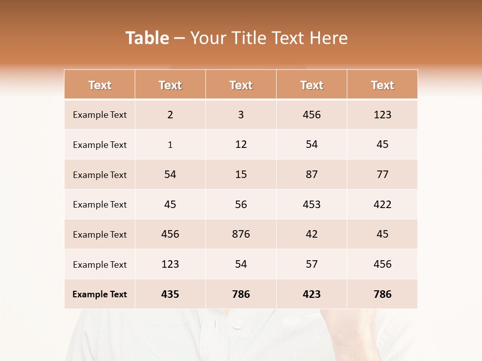 Showing Looking Handsome PowerPoint Template
