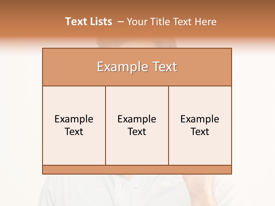 Showing Looking Handsome PowerPoint Template