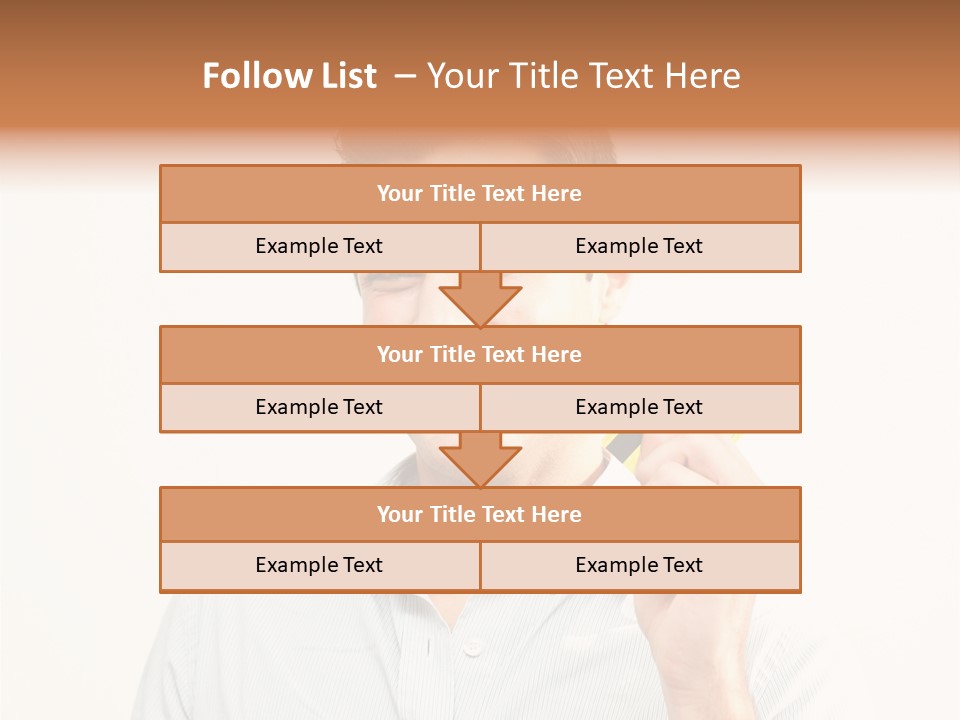 Showing Looking Handsome PowerPoint Template