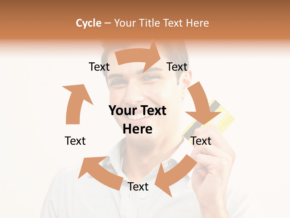 Showing Looking Handsome PowerPoint Template