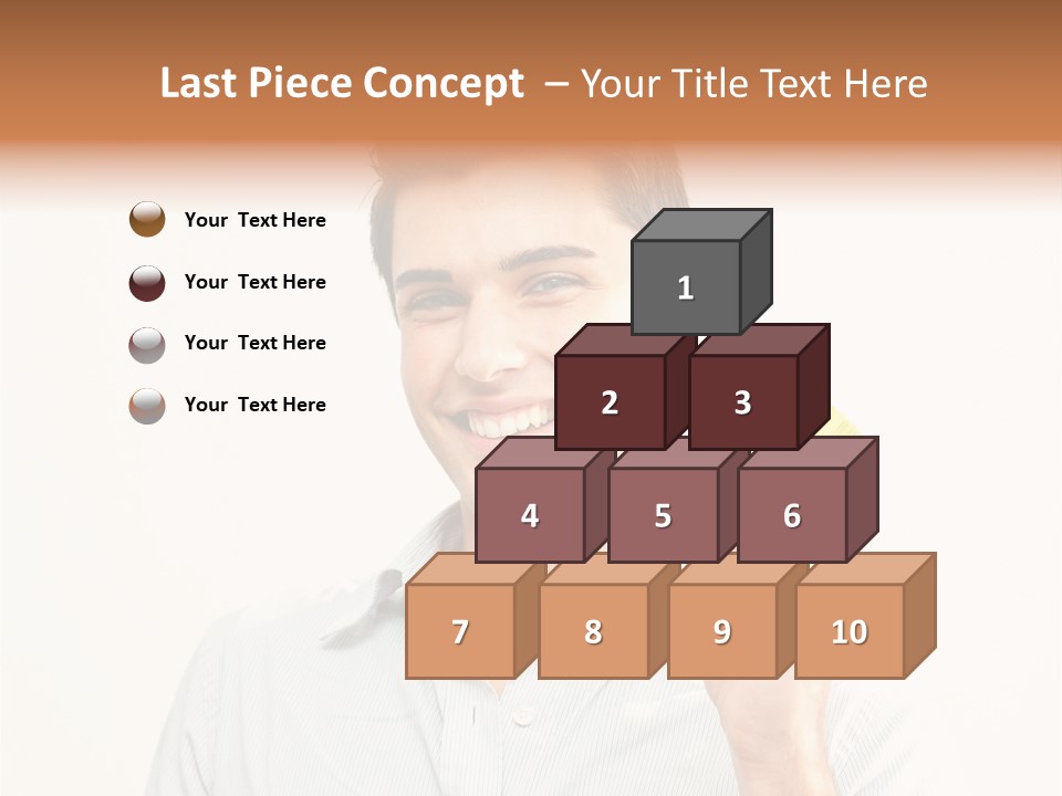 Showing Looking Handsome PowerPoint Template