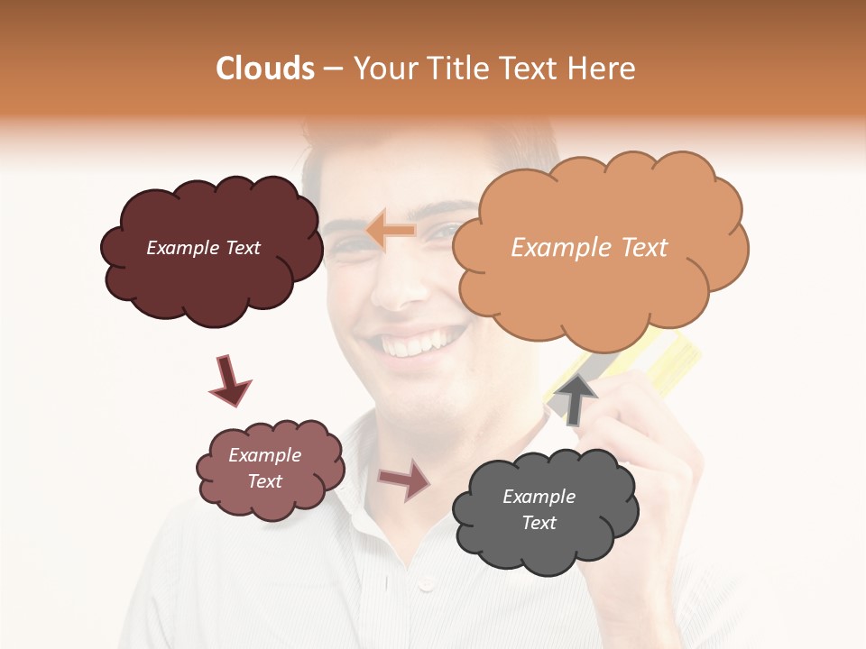 Showing Looking Handsome PowerPoint Template