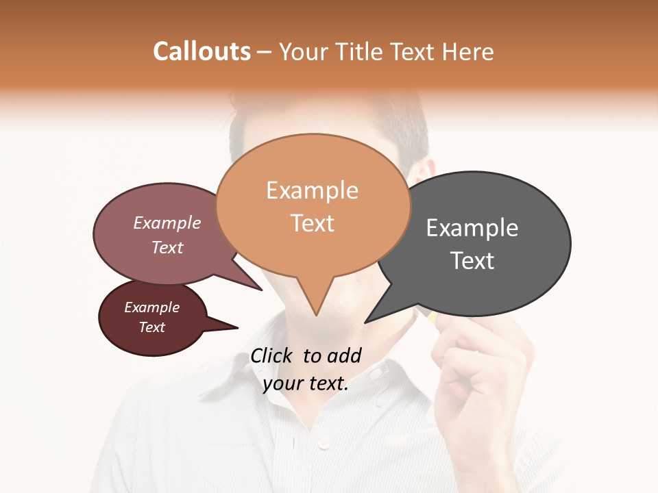Showing Looking Handsome PowerPoint Template