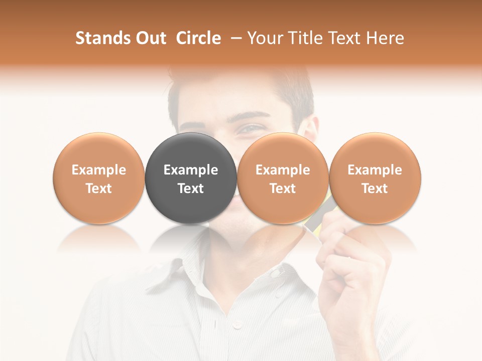 Showing Looking Handsome PowerPoint Template
