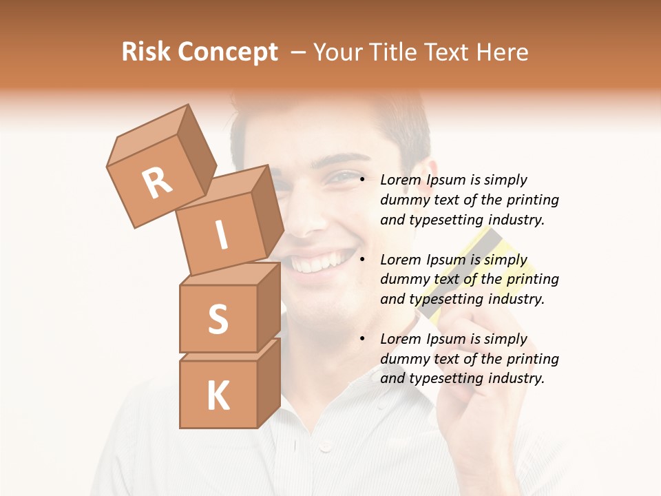 Showing Looking Handsome PowerPoint Template