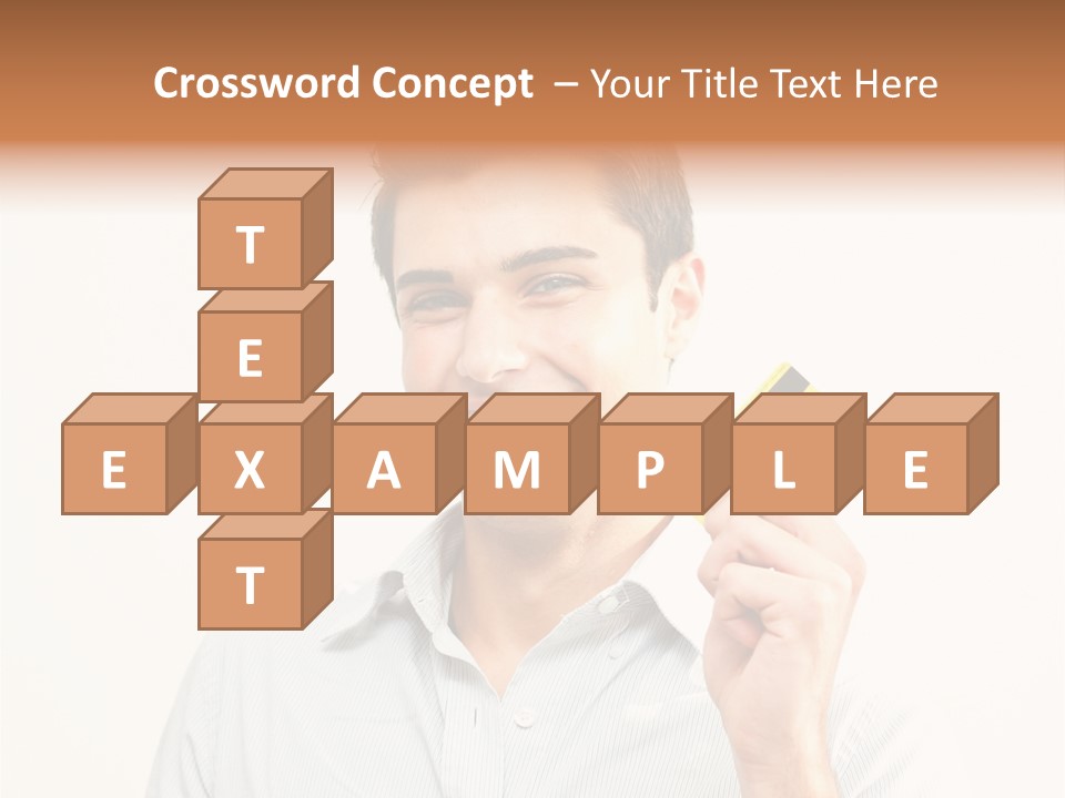 Showing Looking Handsome PowerPoint Template