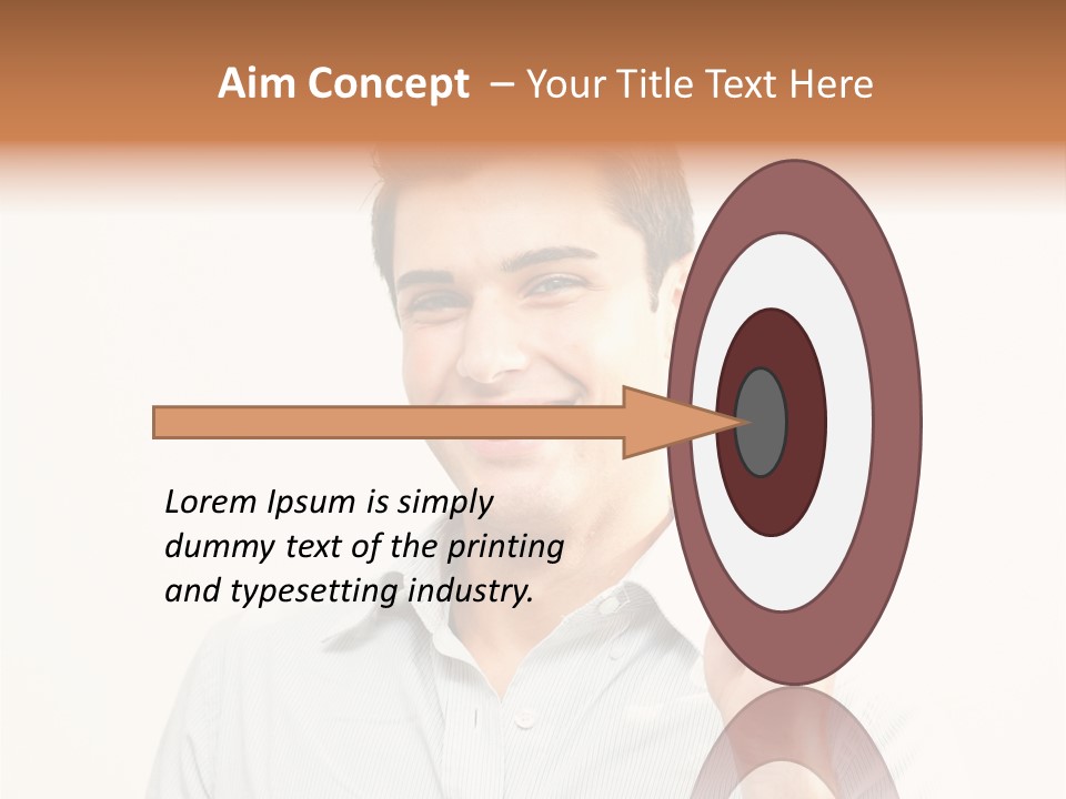 Showing Looking Handsome PowerPoint Template