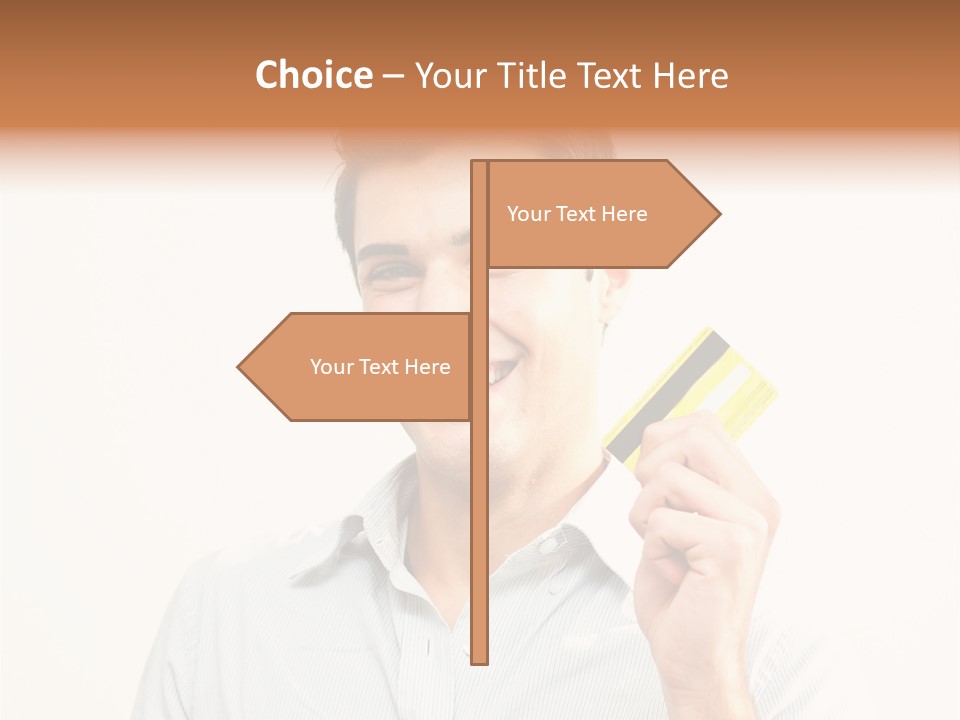 Showing Looking Handsome PowerPoint Template