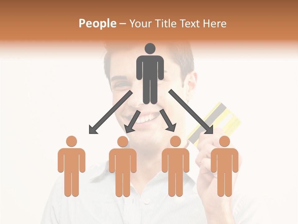 Showing Looking Handsome PowerPoint Template