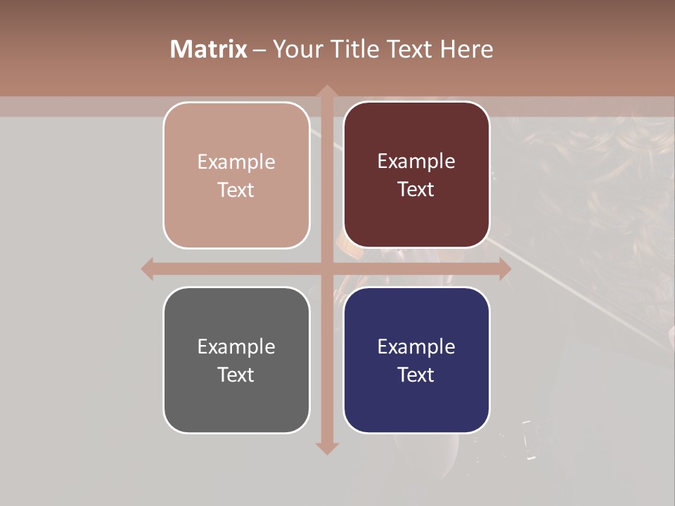 Viola Girl Musical PowerPoint Template