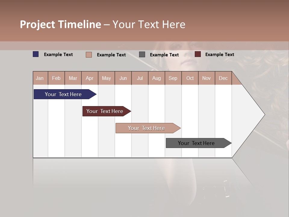 Viola Girl Musical PowerPoint Template
