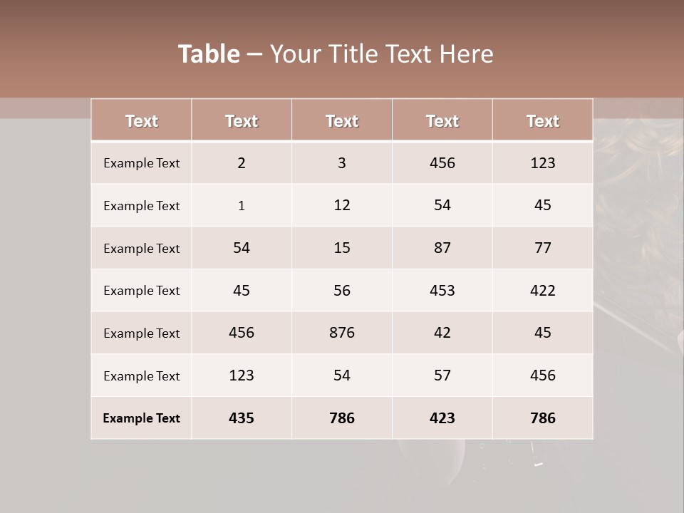 Viola Girl Musical PowerPoint Template