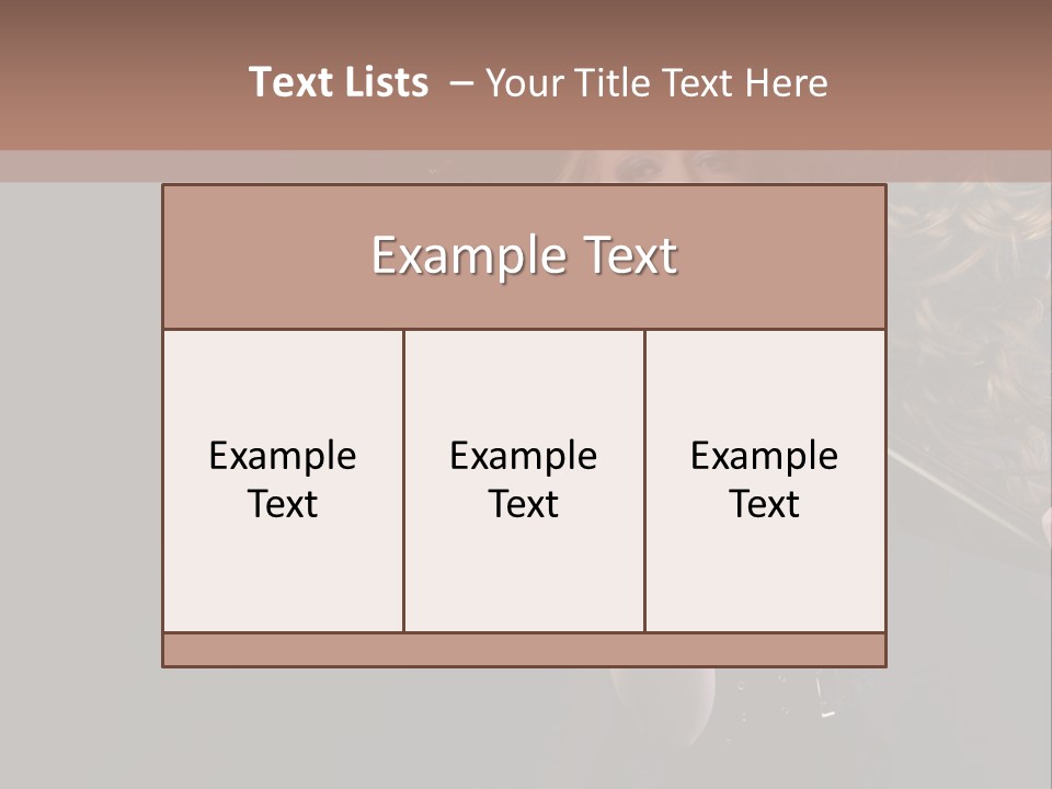 Viola Girl Musical PowerPoint Template