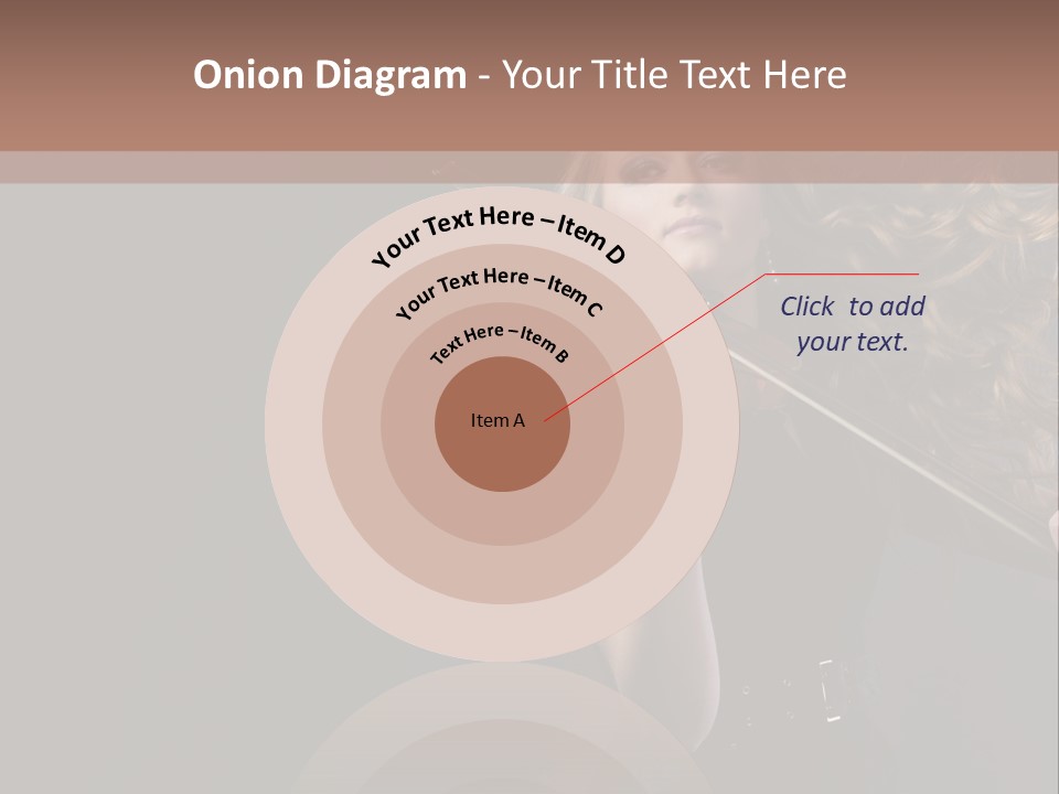 Viola Girl Musical PowerPoint Template