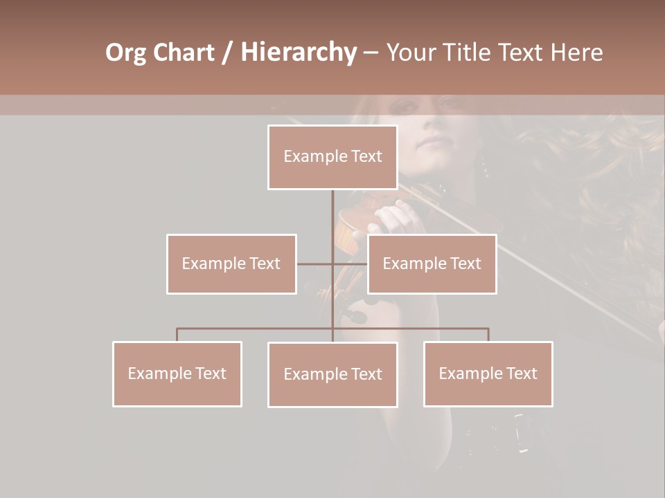 Viola Girl Musical PowerPoint Template