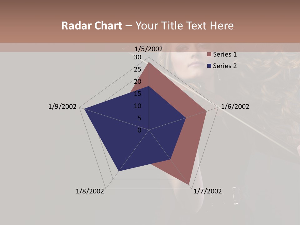 Viola Girl Musical PowerPoint Template