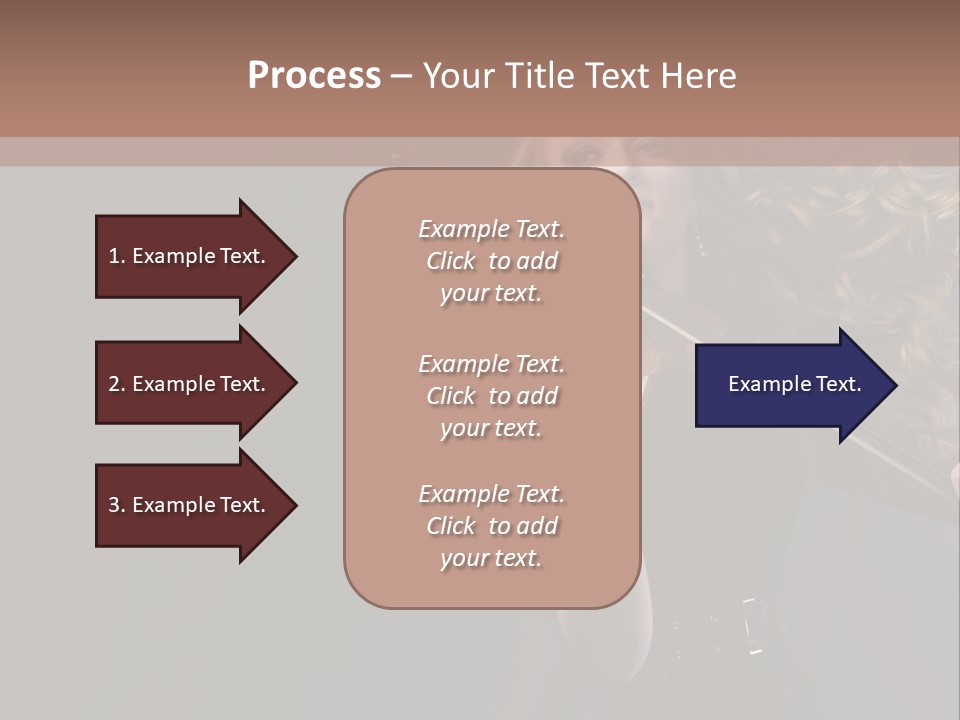 Viola Girl Musical PowerPoint Template