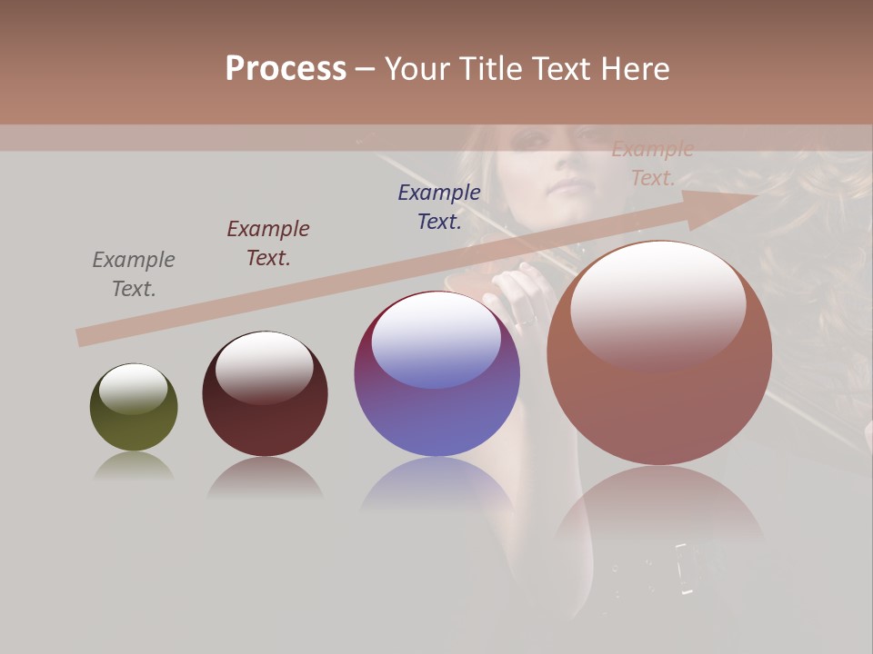 Viola Girl Musical PowerPoint Template