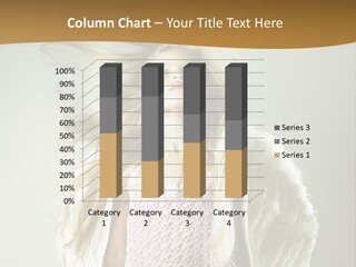 Close Up Blond Little PowerPoint Template