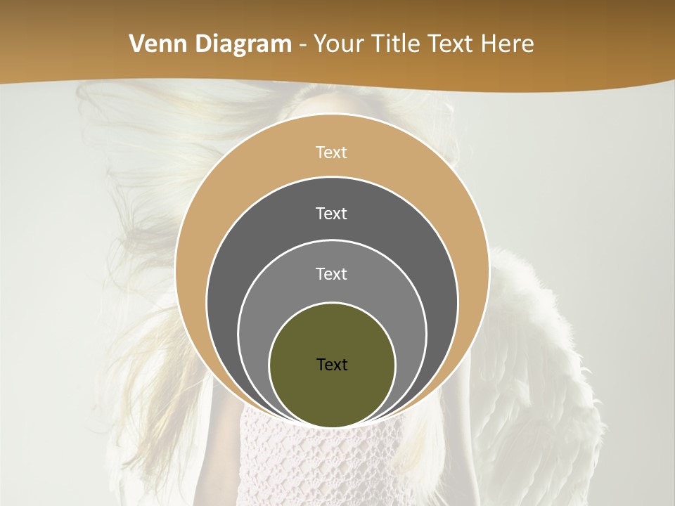 Close Up Blond Little PowerPoint Template