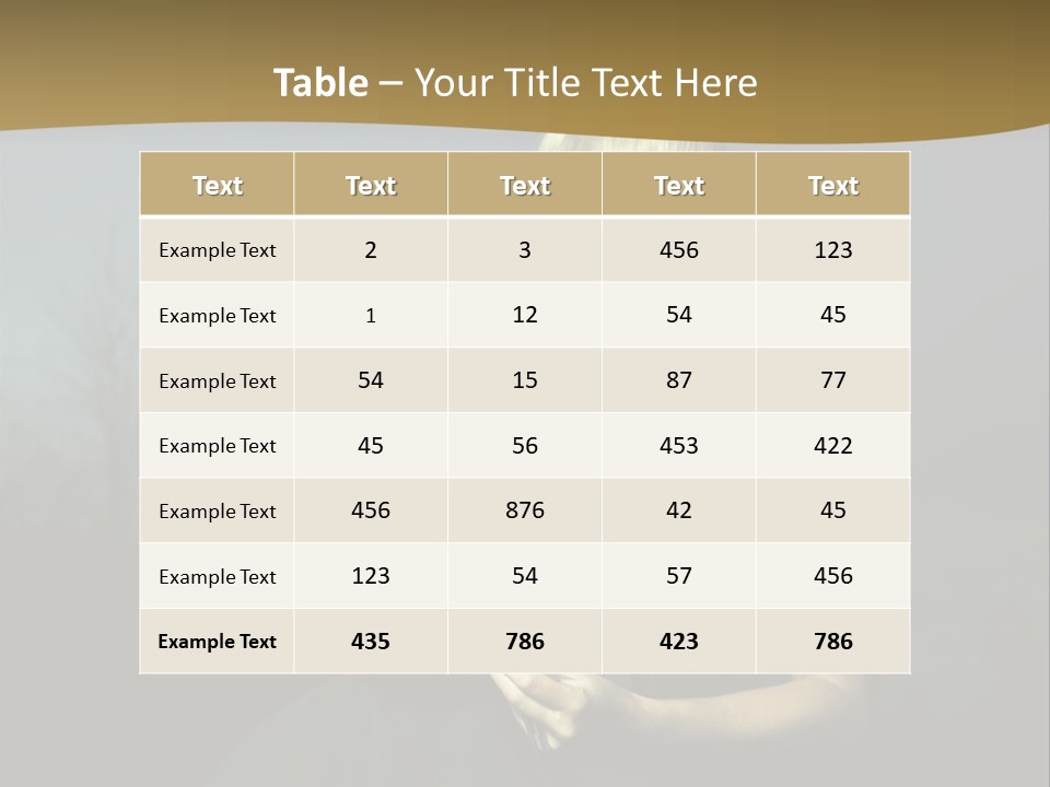 Foam Healthy Glamour PowerPoint Template