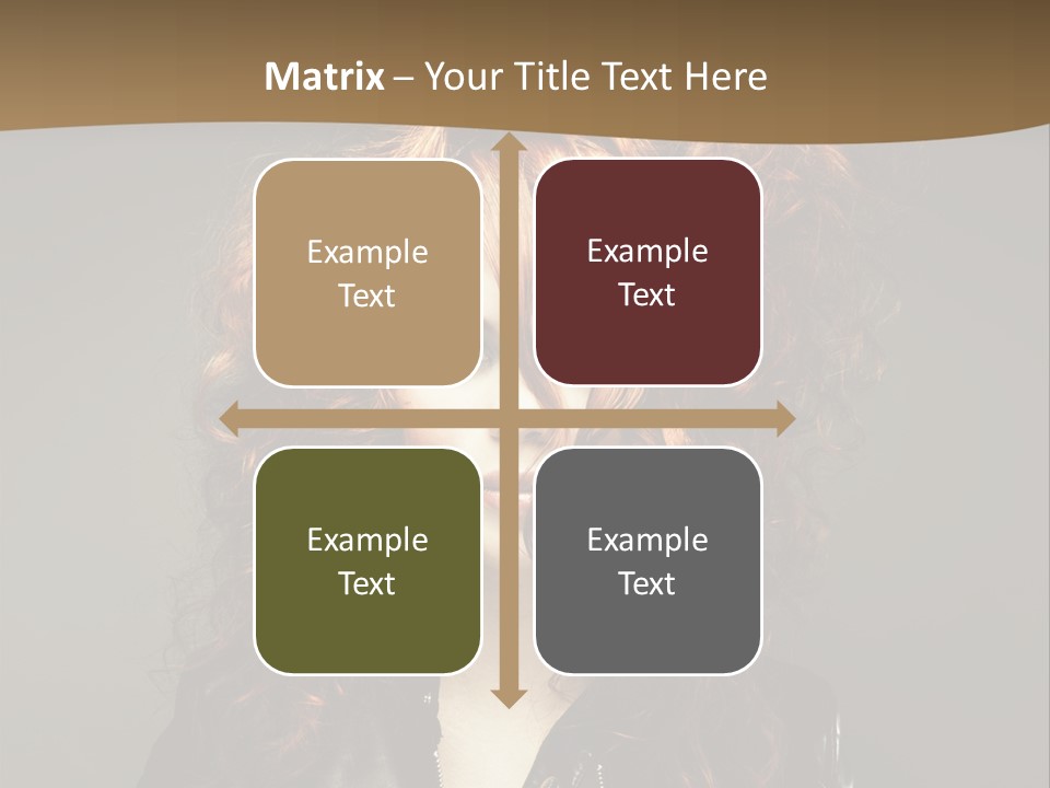 Glamour Femininity Gorgeous PowerPoint Template